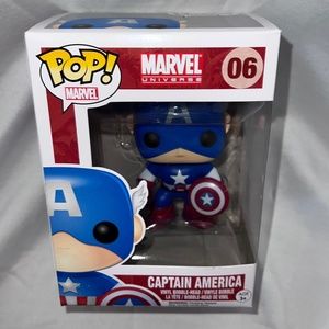 Brand New In Box Funko POP! Marvel - Marvel Universe Captain America #06 Figure
